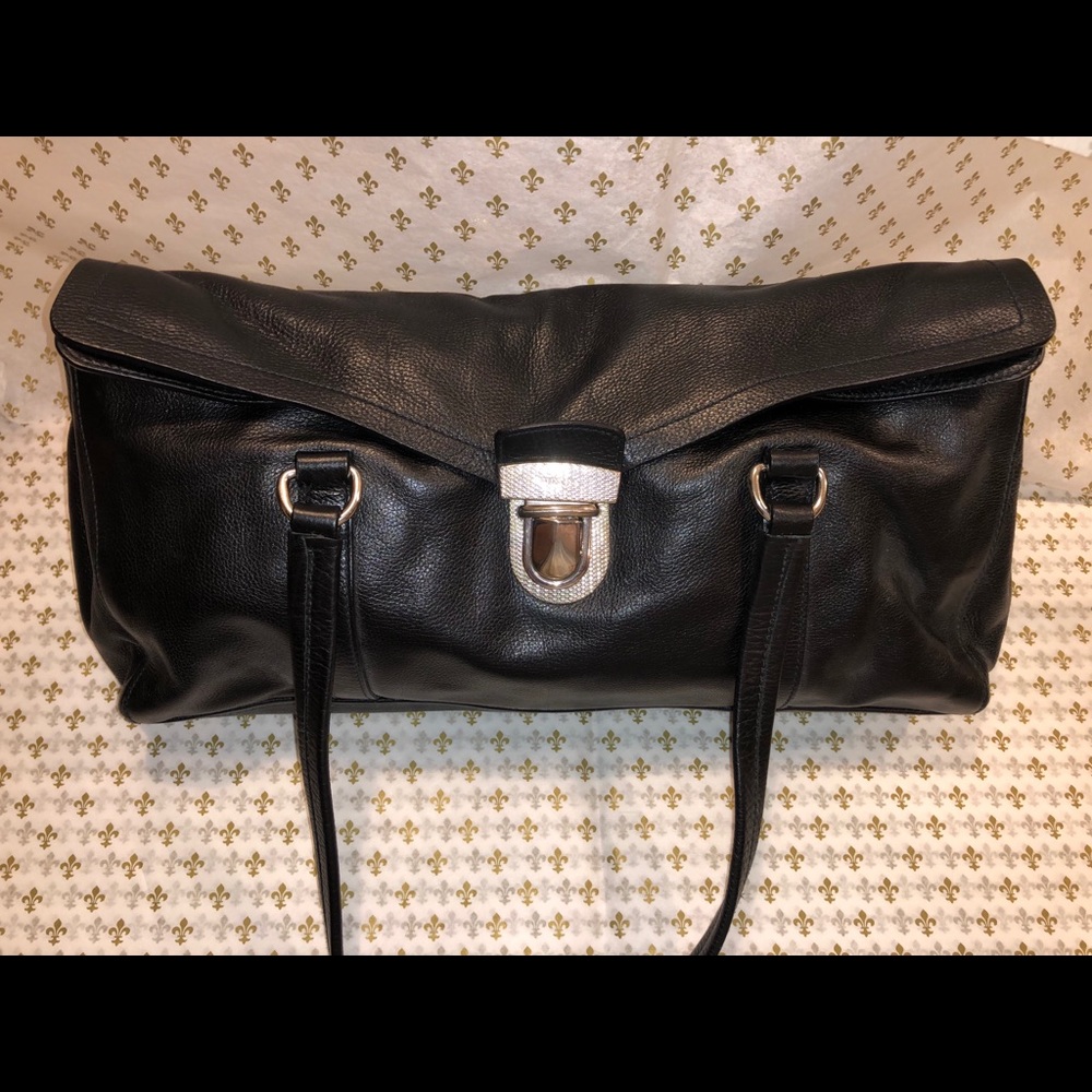 PRADA Authentic Black Leather Bag